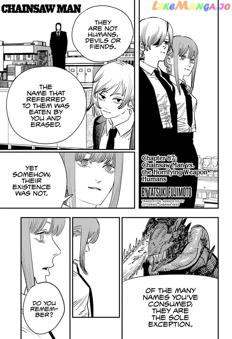 Chainsaw Man, Chapter 87 image 01